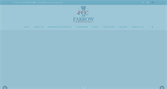 Desktop Screenshot of farrowconstruction.com